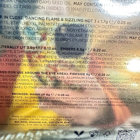 Iconic London Heat of the Moment Face & Eye Palette 36g NIB - Picture 7 of 7